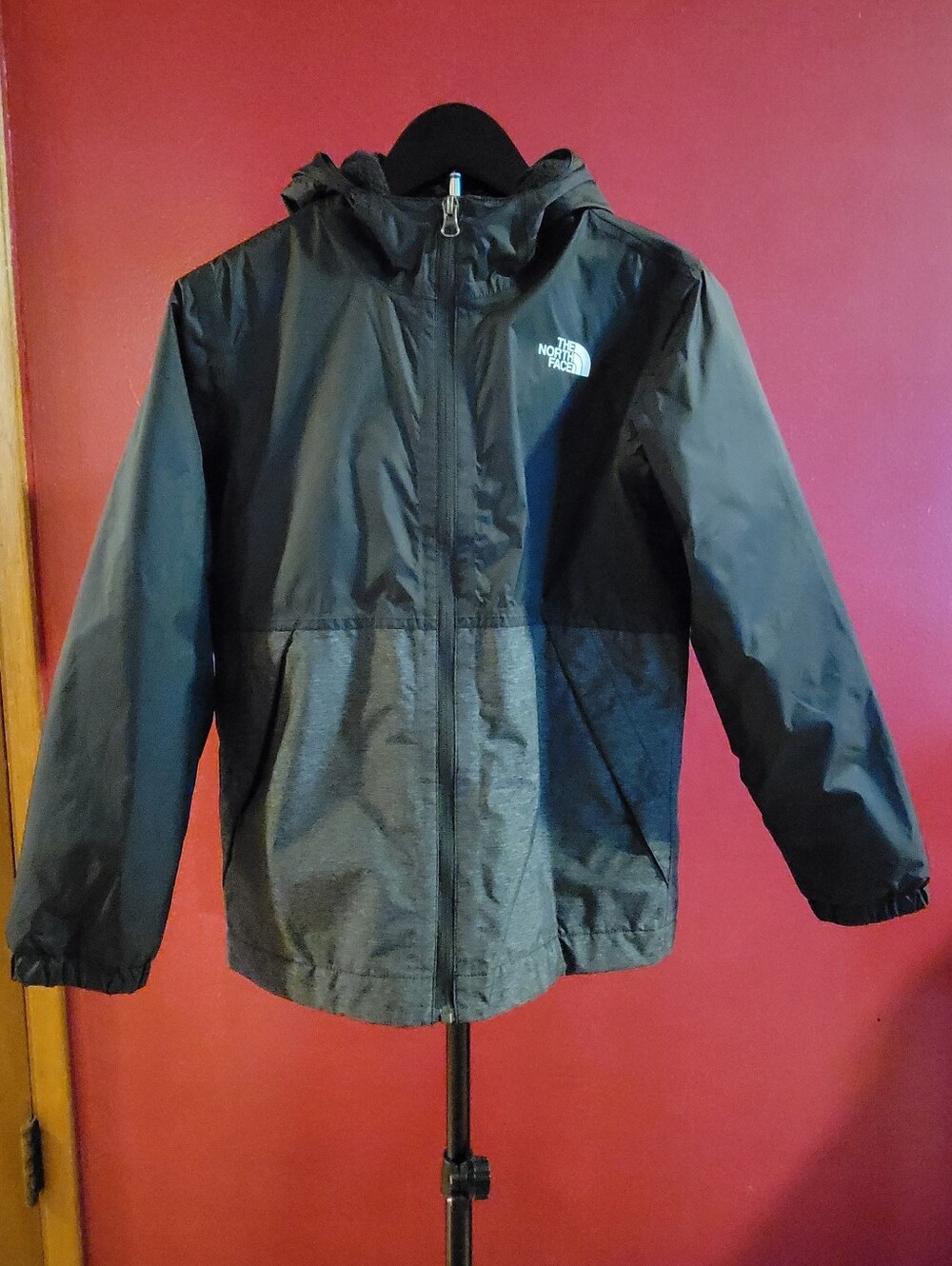 The North Face Charcoal and Black Hooded Jacket